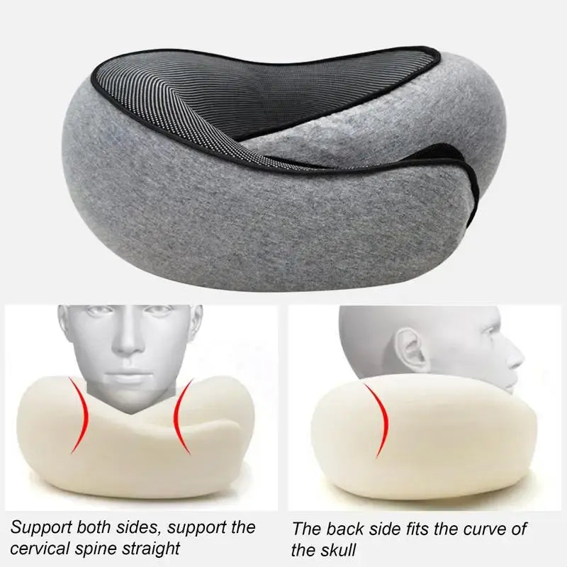 Almohada de viaje para el cuello con espuma viscoelástica