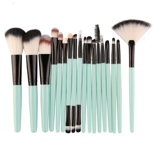 Cross border for MAANGE 18 make-up and brush suits with fan-shaped makeup tools to sell eBay hot sales