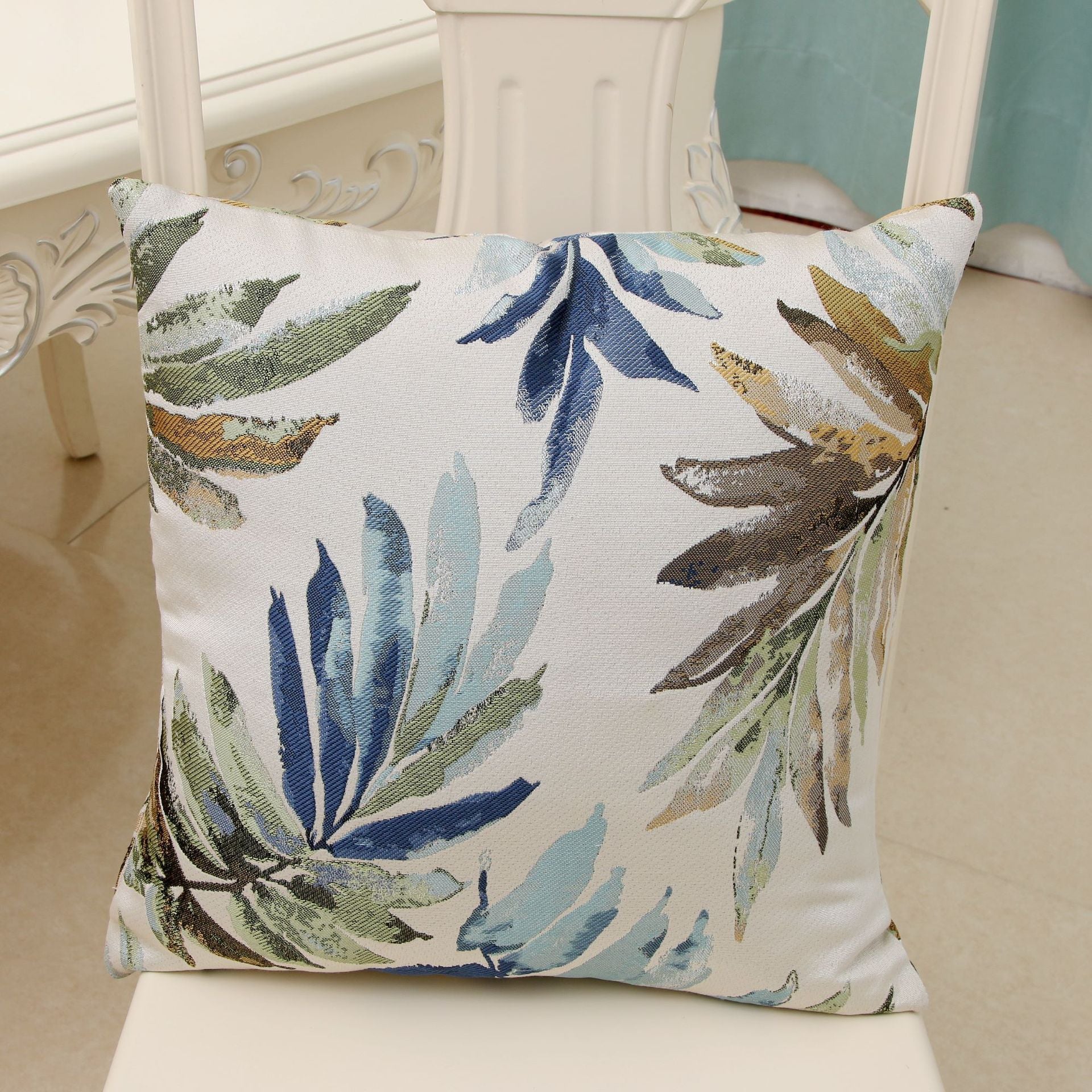 Colorful leaf pillowcase