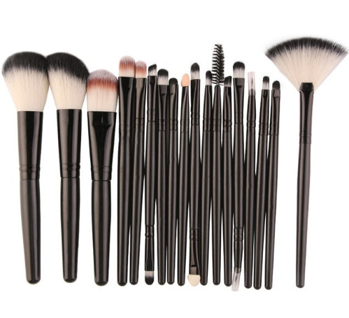 Cross border for MAANGE 18 make-up and brush suits with fan-shaped makeup tools to sell eBay hot sales