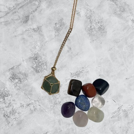 Natural Energy Crystal Pendant