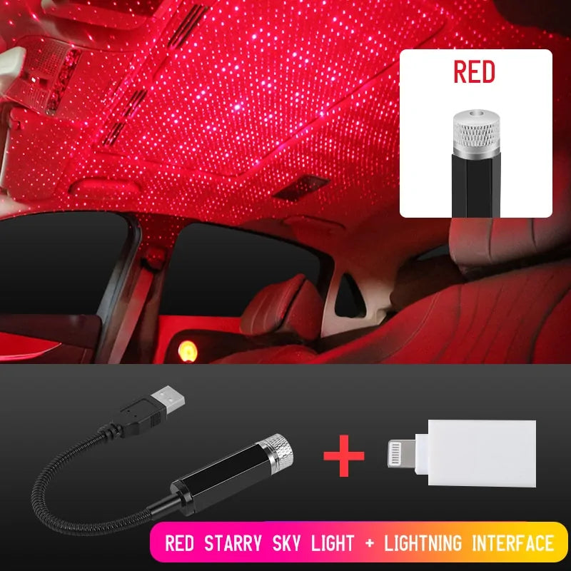 Car Roof Star Light LED Atmosphere Projector