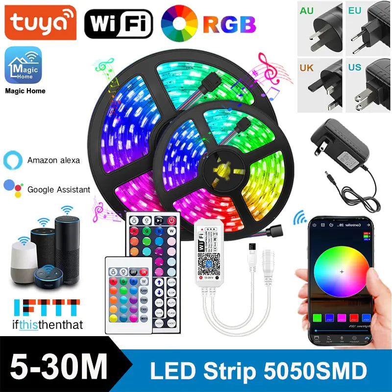 Voice Control LED Strip Lights