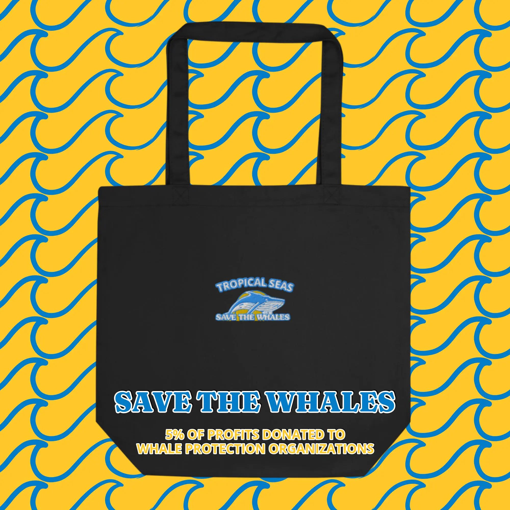 'Save the Whales' Eco Tote Bag