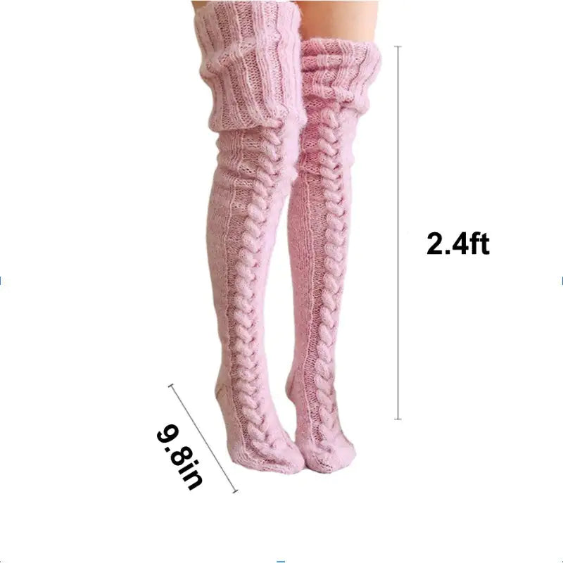 Large Knit Cozy Socks for Chilling