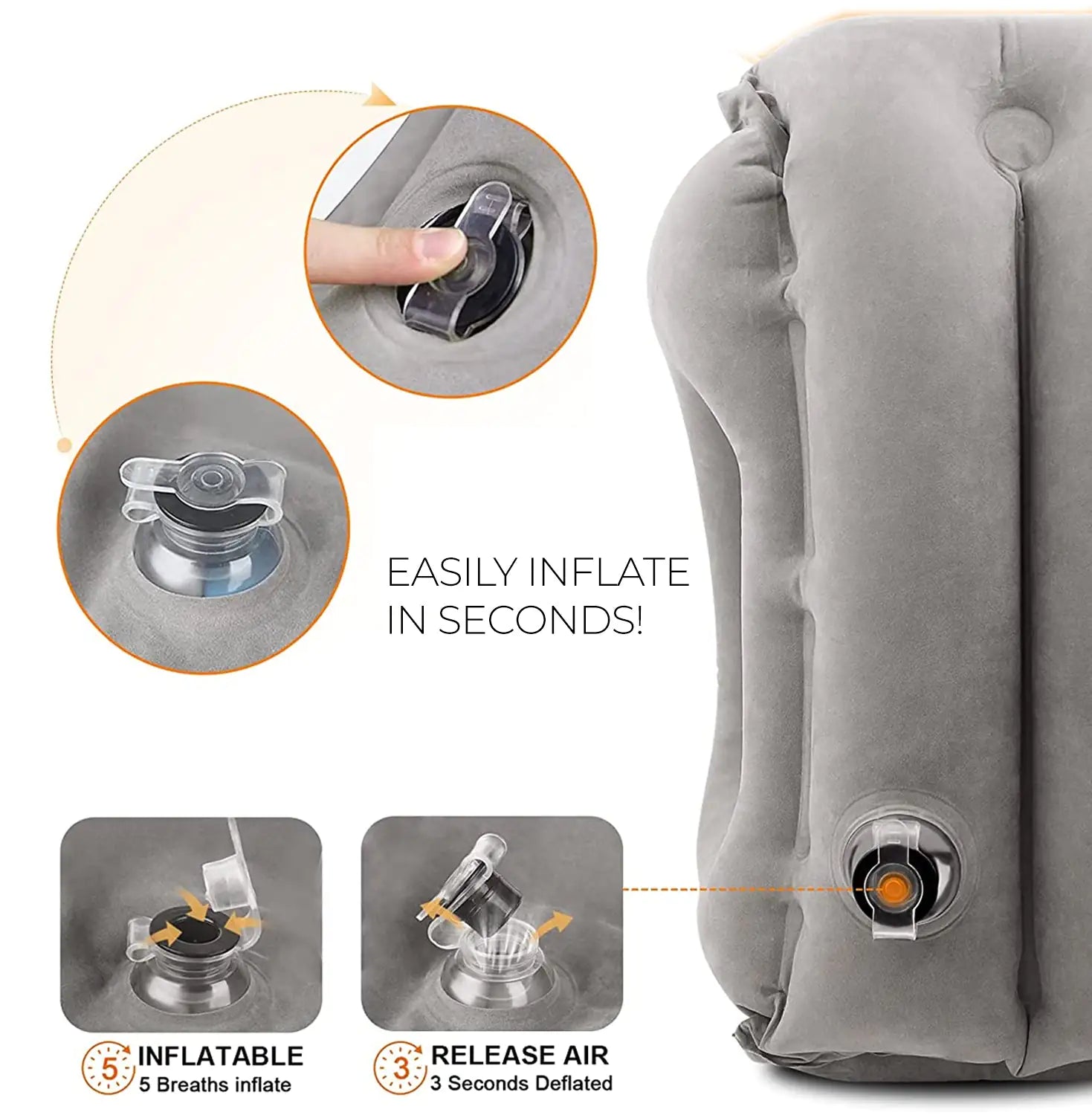 Inflatable Travel Pillow: Compact Comfort