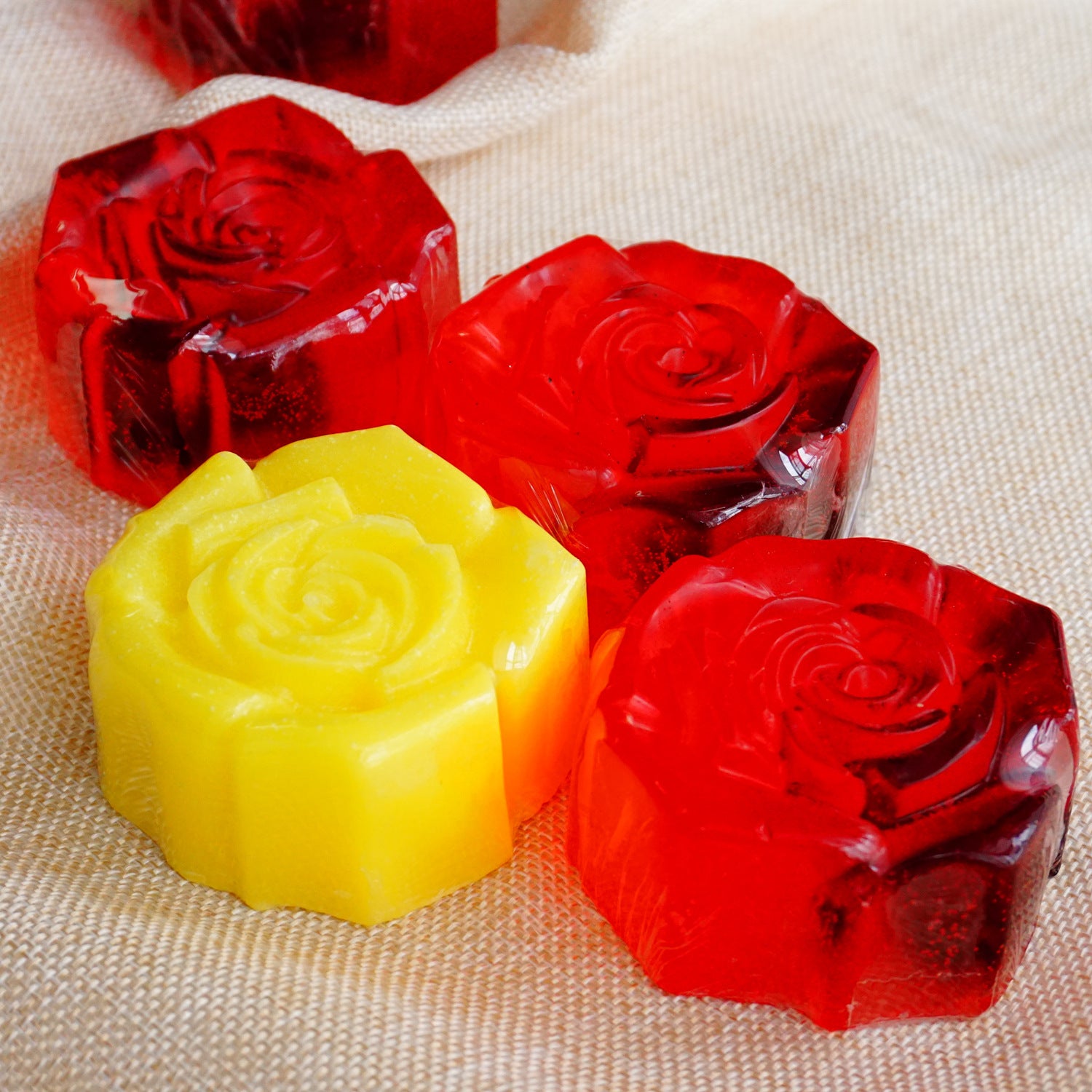 Handmade Soap Cleansing Soap Rose Essential Oil Soap