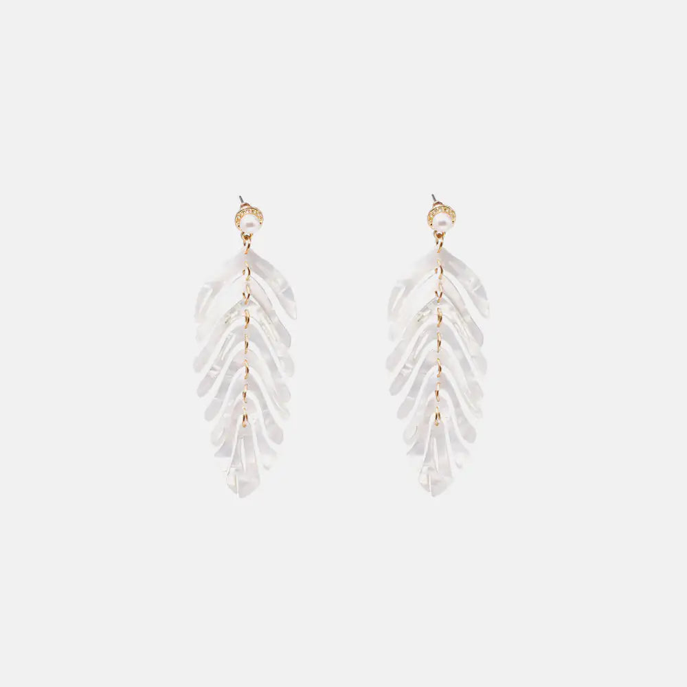 Leaf Shape Dangle Earrings