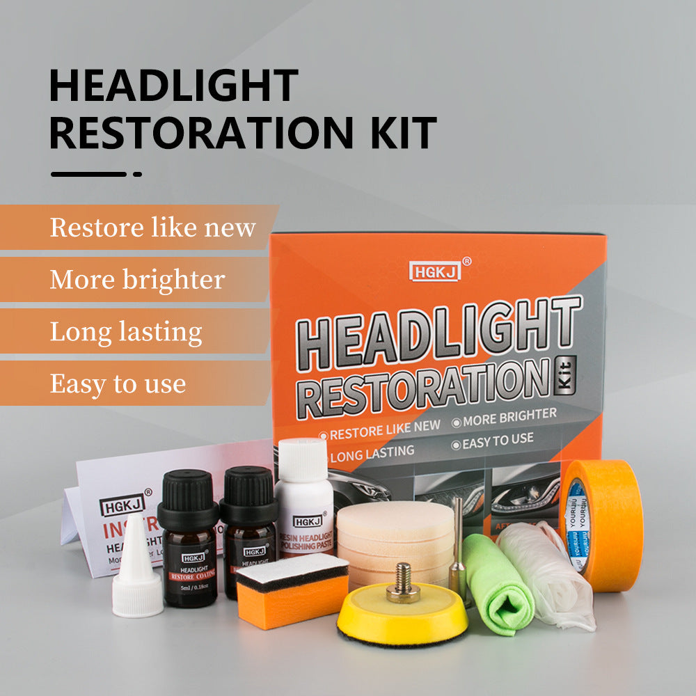 HGKJ Car Headlight Repair kit Car Polishing Car Light Tool