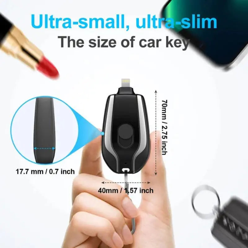 Ultra-Convenient Keychain Power Bank