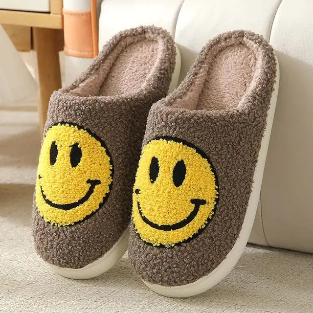 Funny Cute Winter Warm Floor House Home Shoes Female