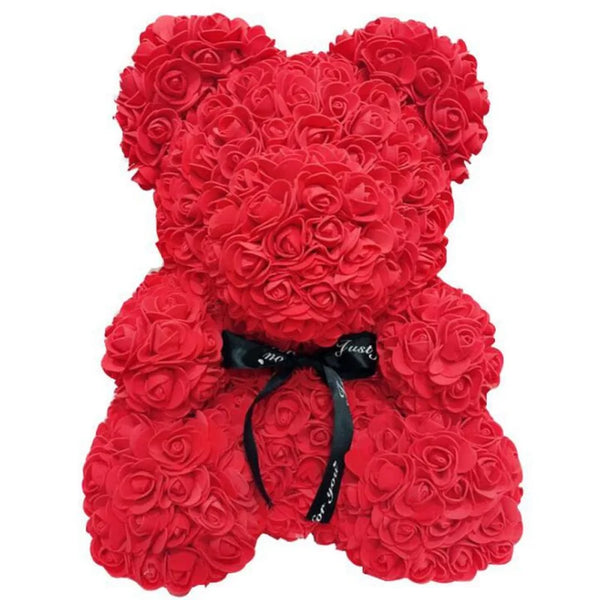 Stuff toy  Gift  Display  rose teddy bear  faux roses bulk  silk roses bulk  fake red rose  fake red roses  faux red roses  silk red roses  red roses silk