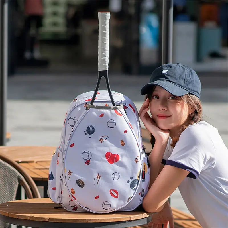 Tennis Backpack with Sneakers Compartment