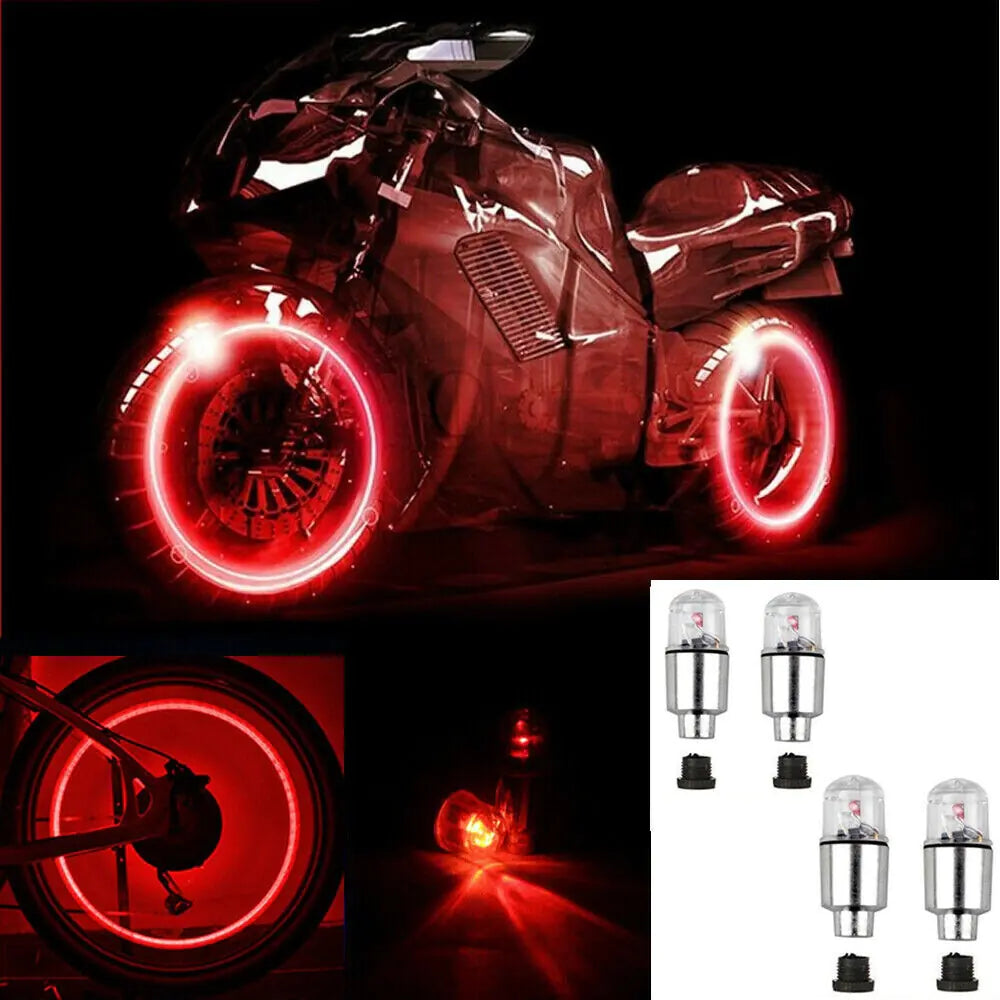 Tire Air Valve Stem LED Light Cap Cover