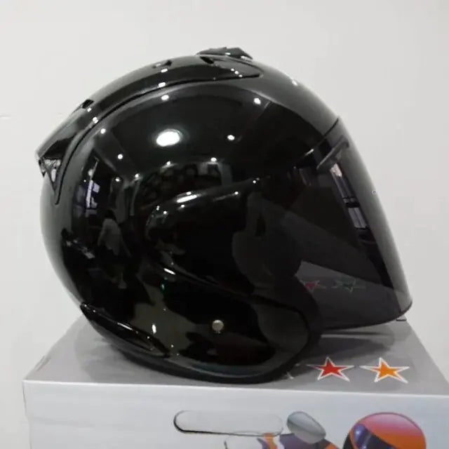 Medio casco de motocicleta