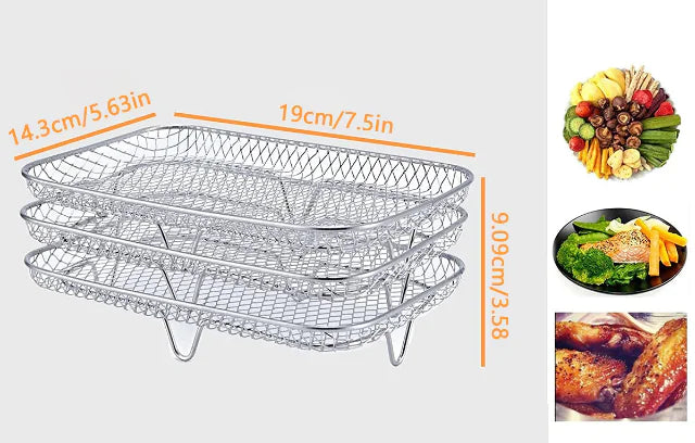 Rack  Air Fryer  fryer rack  baking rack  air fryer ribs  ribs in an air fryer  air fryer pork ribs  baking sheet rack  baking racks for sheet pans  air fry basket for oven  air fryer rack  air fryer ribs recipe  wire rack for baking