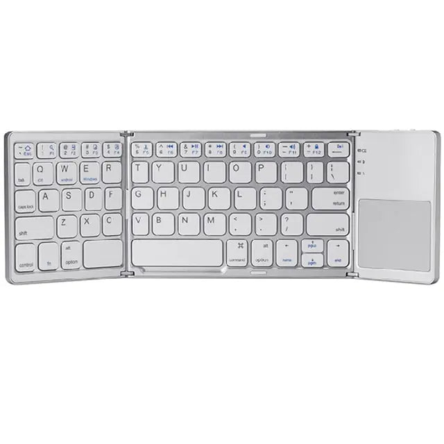 Portable Mini Three-Fold Bluetooth Keyboard