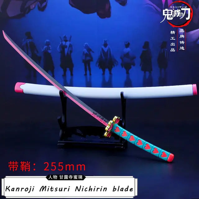 Demon Slayer 9pcs Sword Agatsuma Zenitsu Nichirin Blade Katana Sword