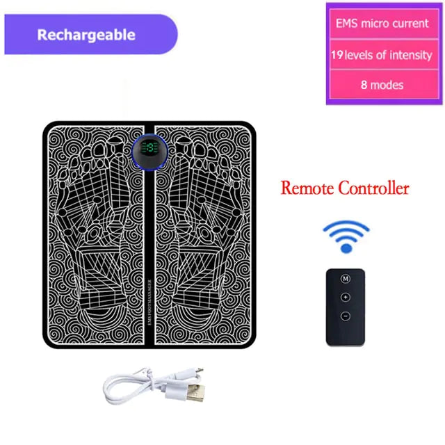 Electric EMS Foot Massager Pad