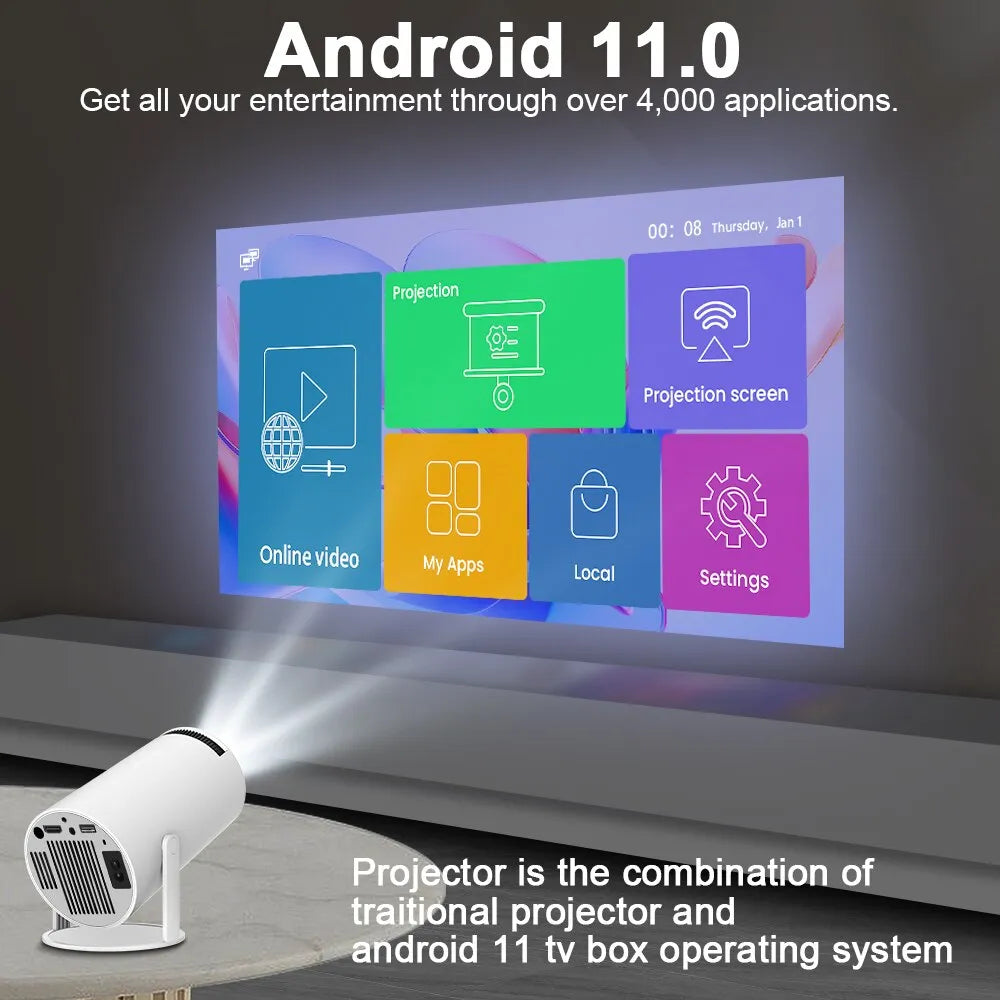 Magcubic Projector Hy300 4K Android