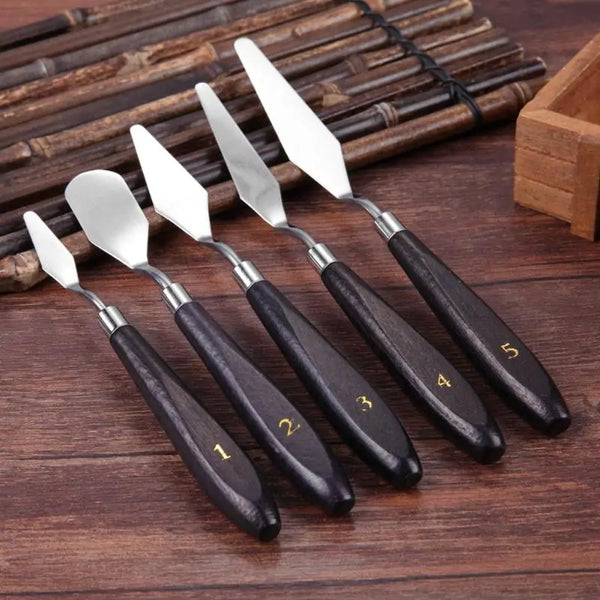 5pcs Set Stainless Steel Palette