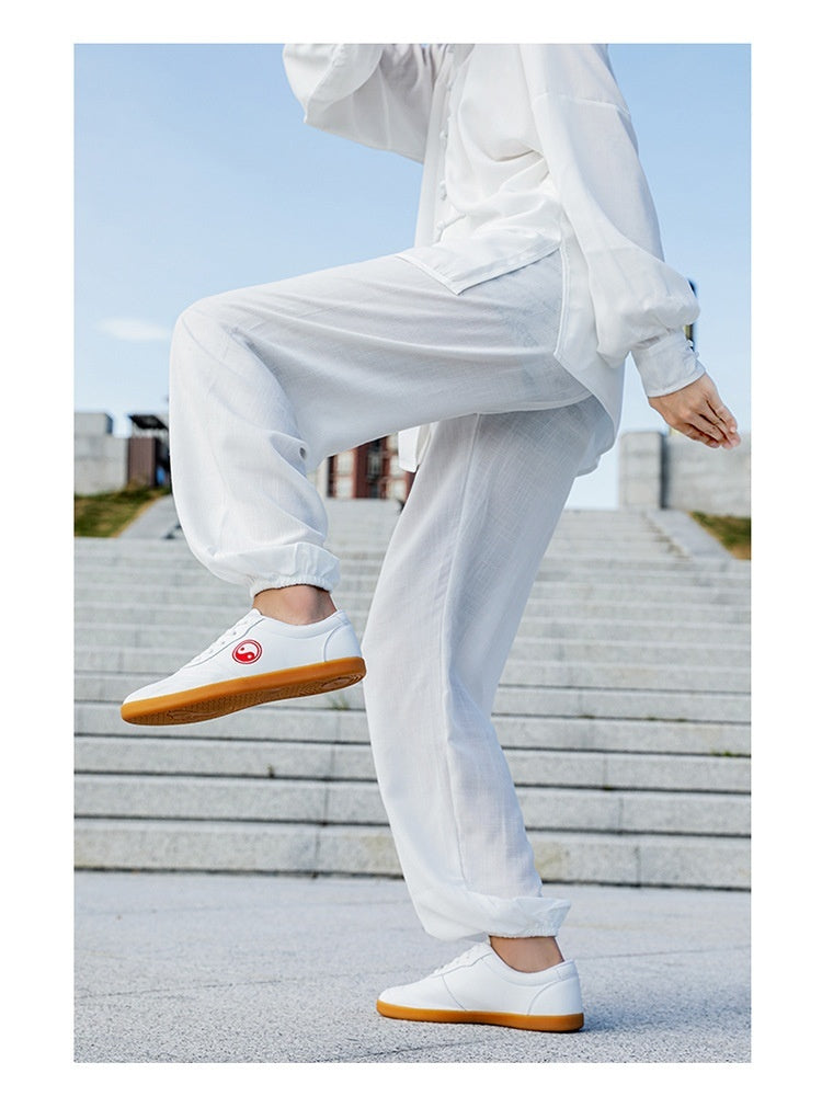 Men's Soft Bottom Lightweight Non-slip Breathable Martial Arts Practice Shoes