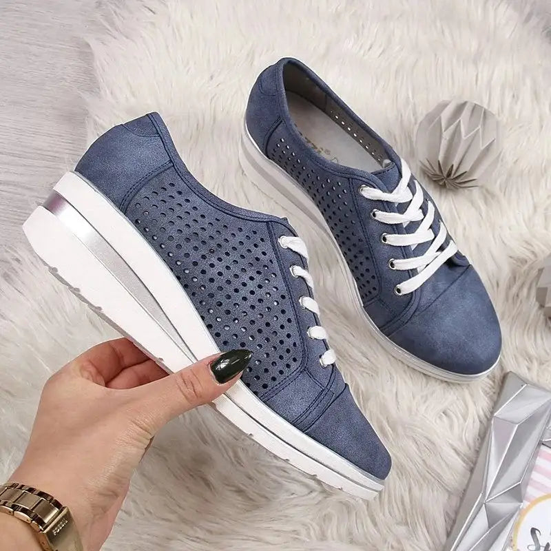 Breathable Platform Sneakers