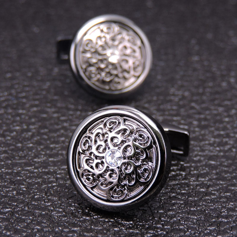 Men's French Retro Pattern Cufflinks