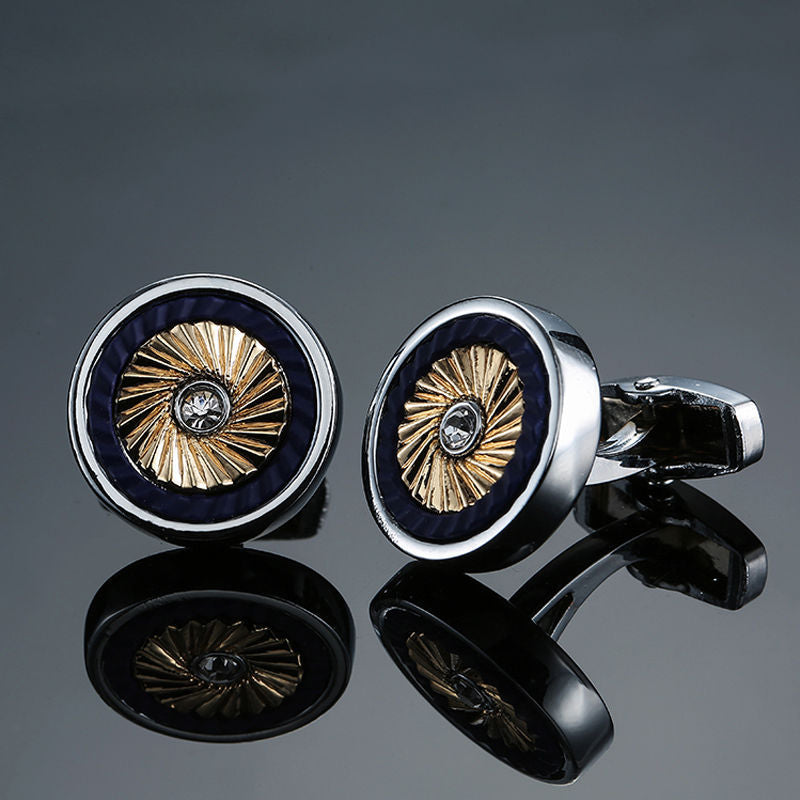 Men's French Retro Pattern Cufflinks