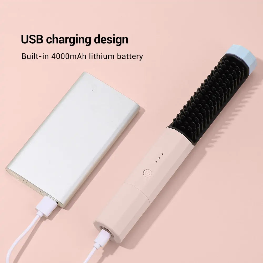 Wireless  Straightener  Hair Curler  cordless curling iron  cordless automatic hair curler  auto curler  cordless curler  cordless hair curler  cordless curlers  tymo portable hair straightener  cordless straightener brush  cordless straightening brush  hair straightener brush cordless  wireless curler