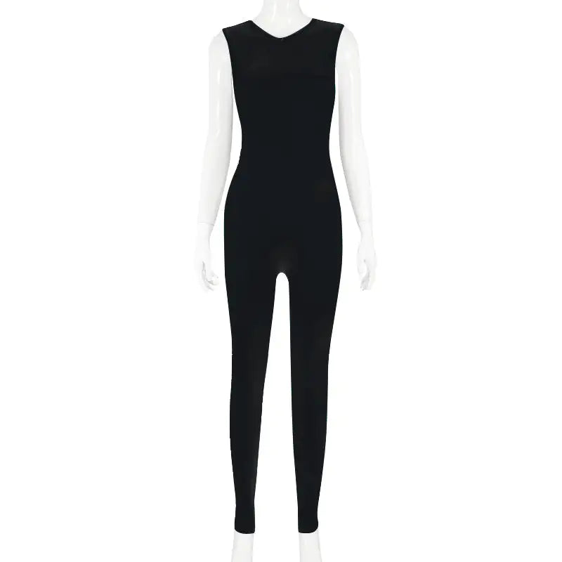 Snatched Corset Zip Up Jumpsuit