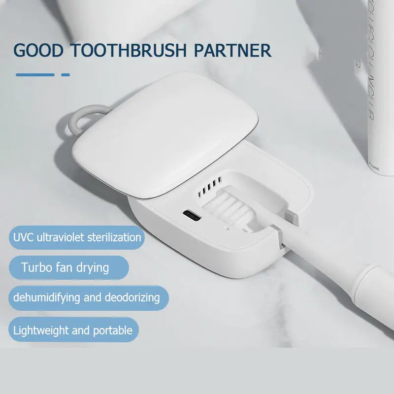 UVC Mini Portable Toothbrush Sanitizer Box Wireless USB