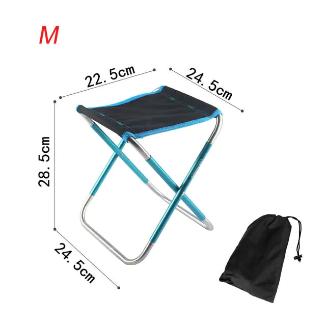 Foldable Aluminium Cloth Camping Chair