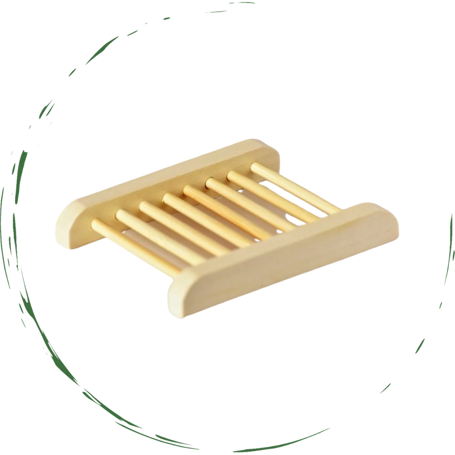 Bamboo Soap Bar Dish. Eco-Friendly