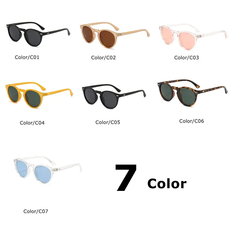 Designer Polarized Round Lens Sunglasses