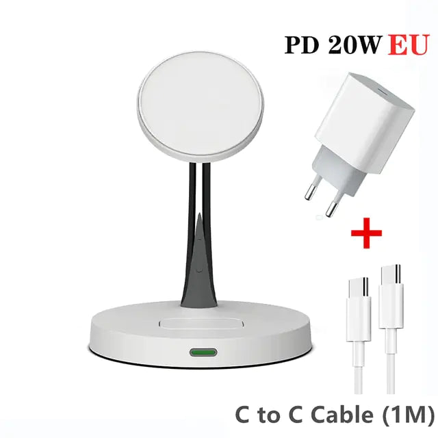 Iphone Magnetic Wireless Charger Station Dock