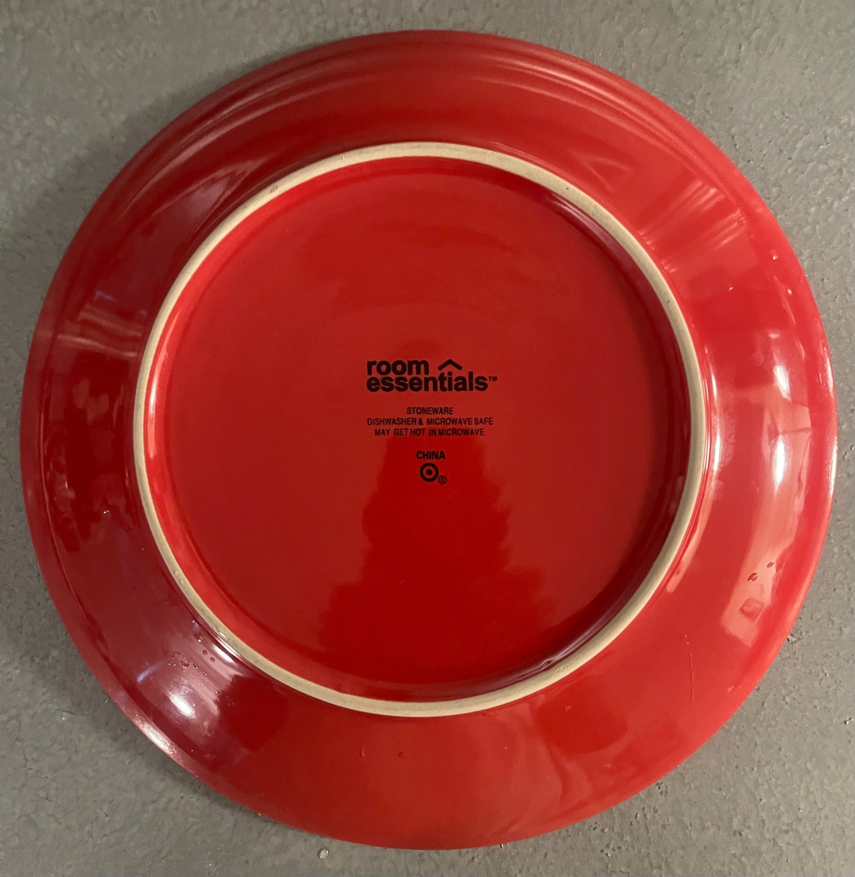 Red plates