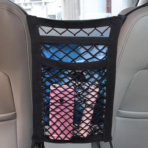 Layer Car Mesh Organizer Seat