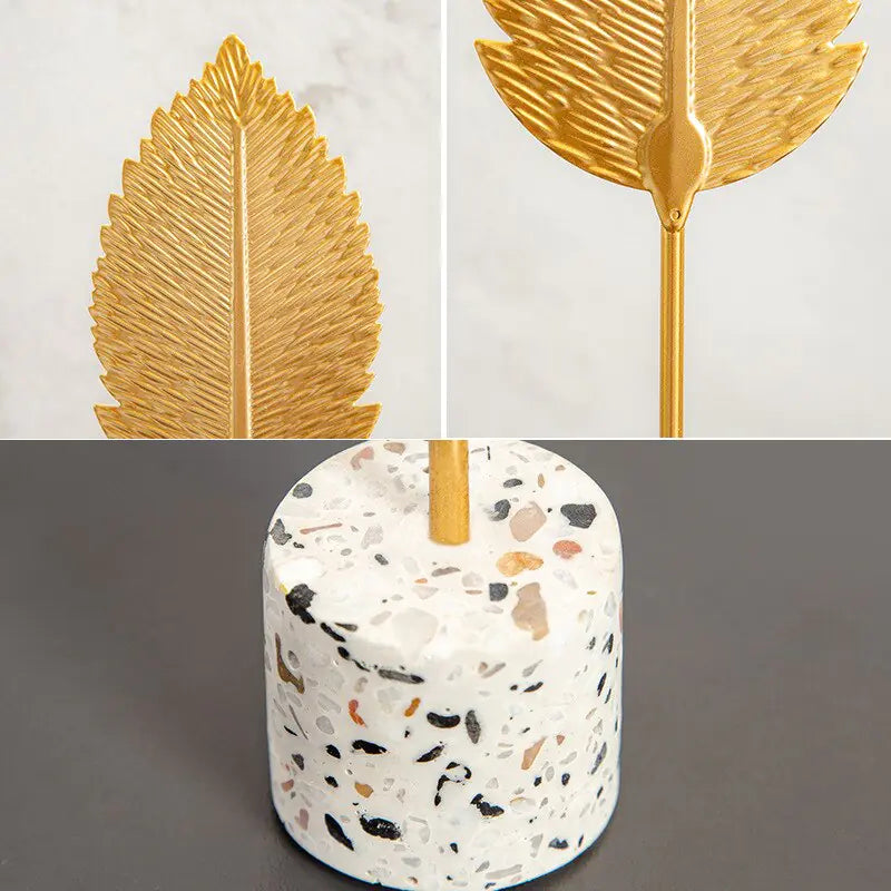 Nordic Gold Ginkgo  Leaves Sculpture