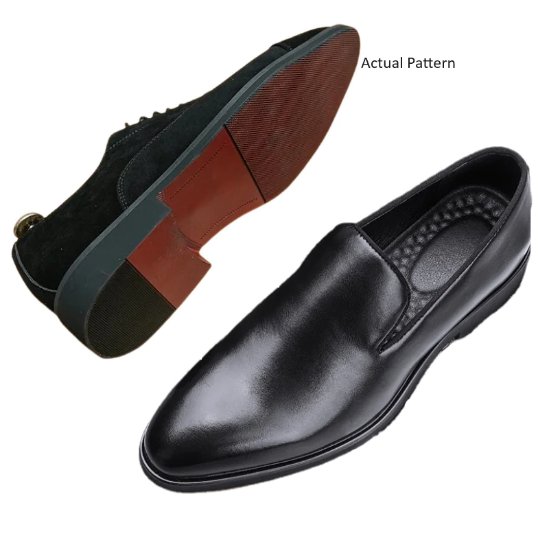 The Rossi - Red Bottom Classic Leather Loafers