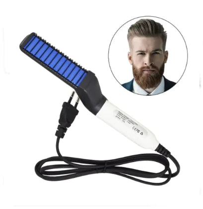 Peine eléctrico para barba y cabello de hombre