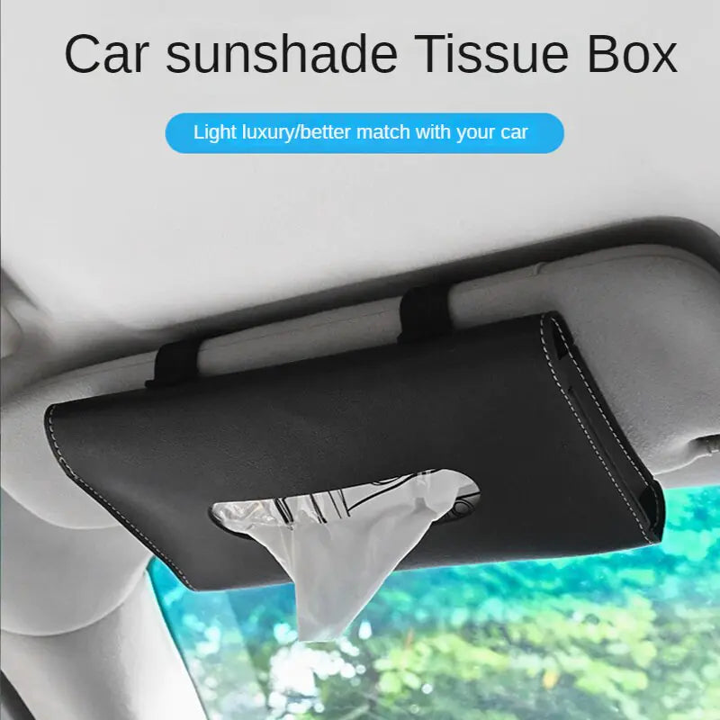 Car Sun Visor Tissue Box Holder for BMW