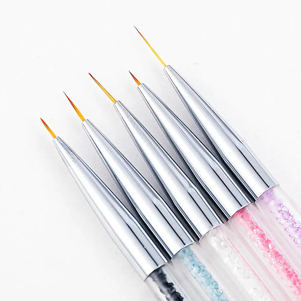 Gel Liner Polish Brush Set Nail Art Dotting Tools