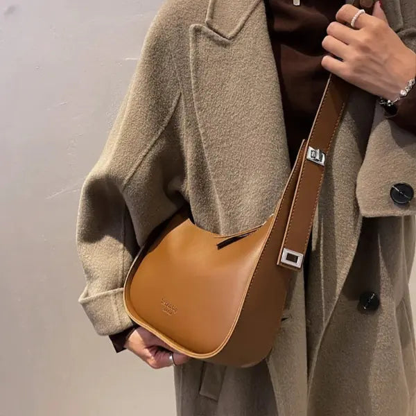 Vintage Half-Moon Shoulder Bag