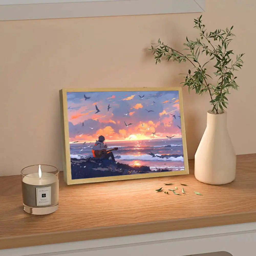 Comic Style Warm Lighting Mood Light