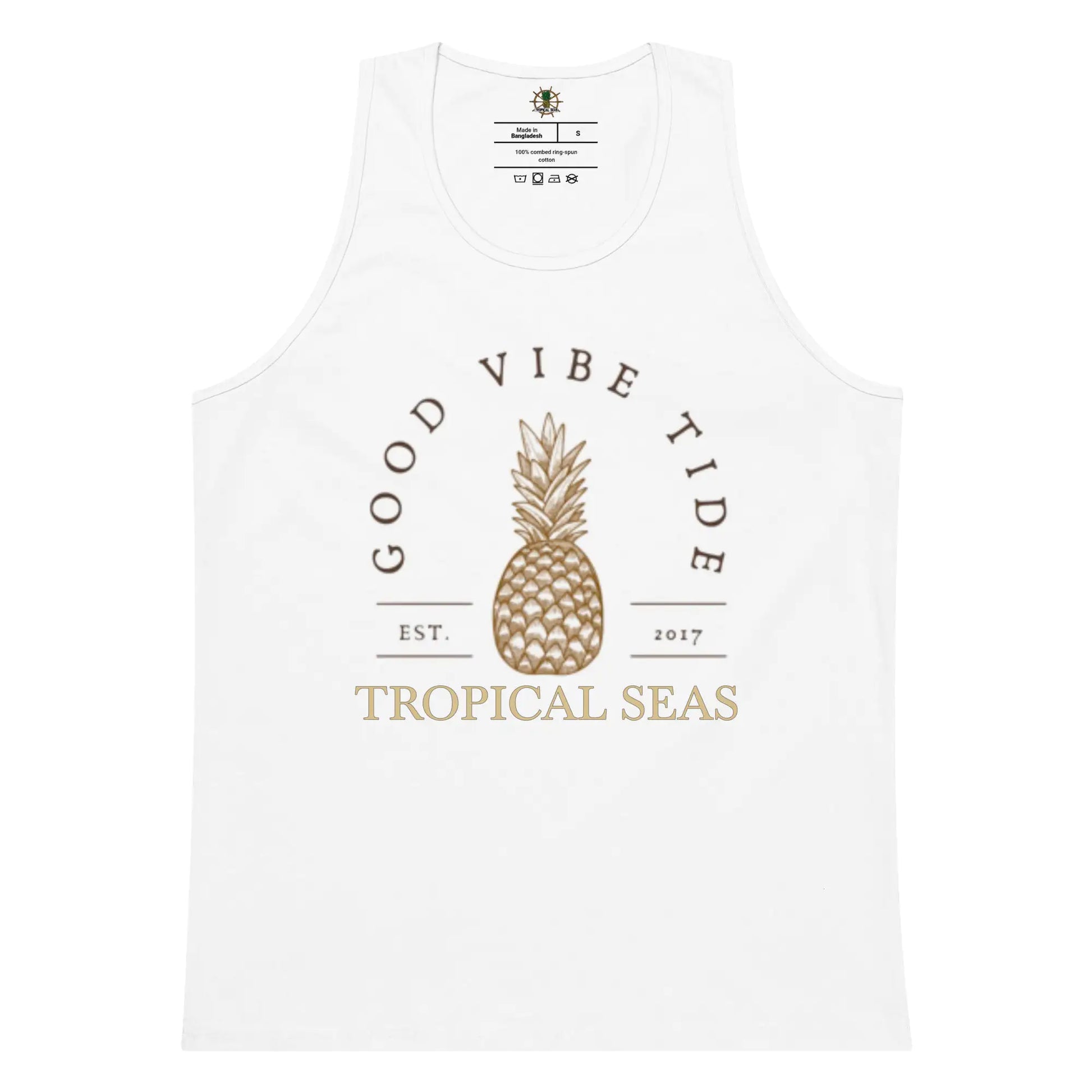 Men’s Premium Vintage Pineapple Tank Top