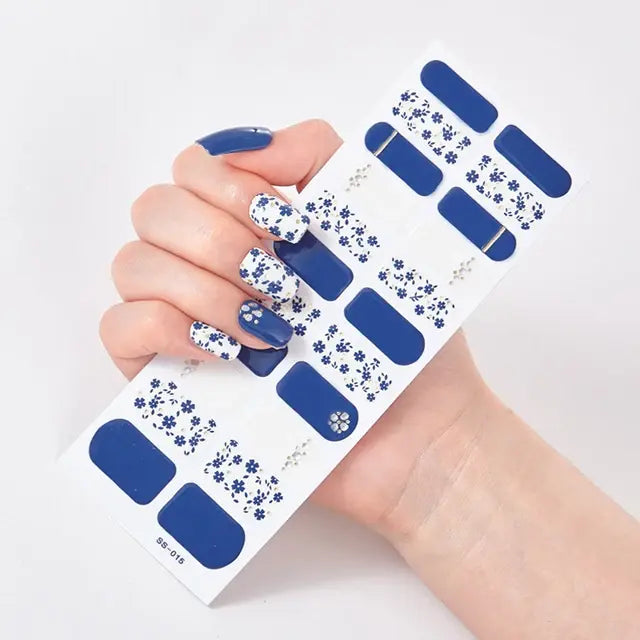 DIY Gel Nail Stickers