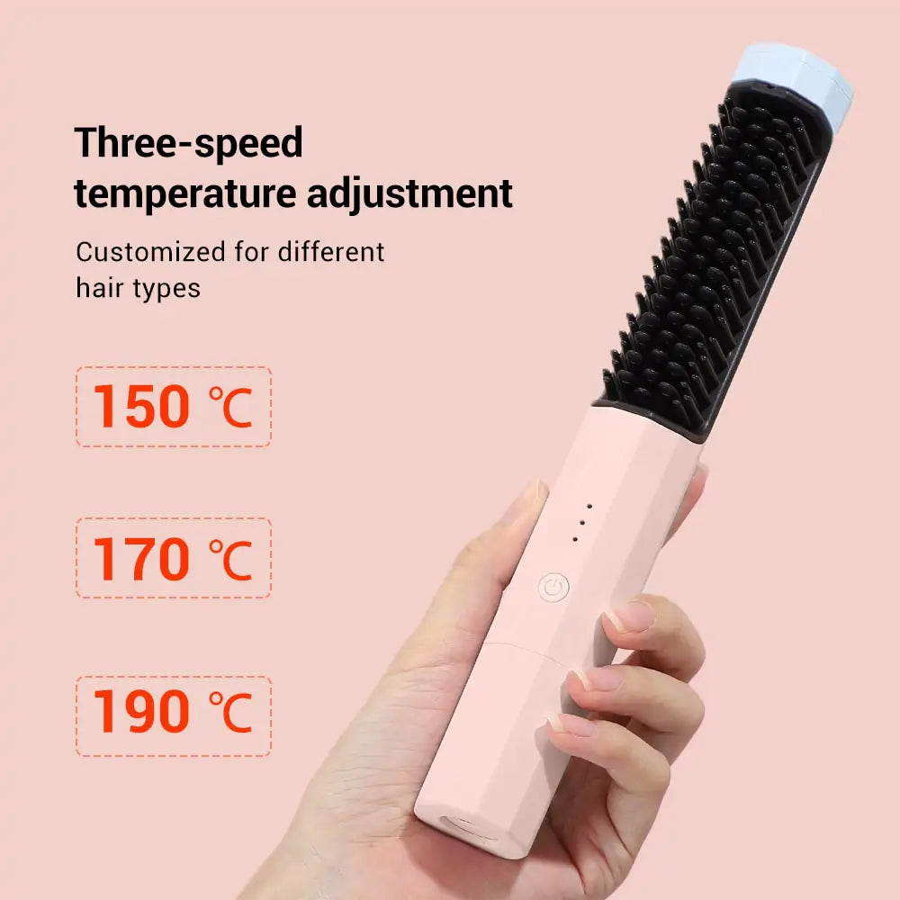 Wireless  Straightener  Hair Curler  cordless curling iron  cordless automatic hair curler  auto curler  cordless curler  cordless hair curler  cordless curlers  tymo portable hair straightener  cordless straightener brush  cordless straightening brush  hair straightener brush cordless  wireless curler