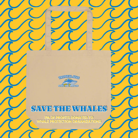 'Save the Whales' Eco Tote Bag