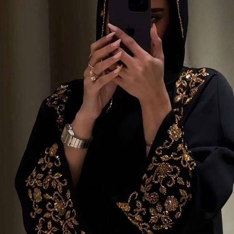 Muslim Women's Wear Long Sleeve Dress